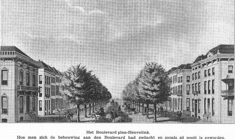 De zes villa’s op de Boulevard Heuvelink 104 t/m 110 De zes villa’s op de Boulevard Heuvelink 104 t/m 110